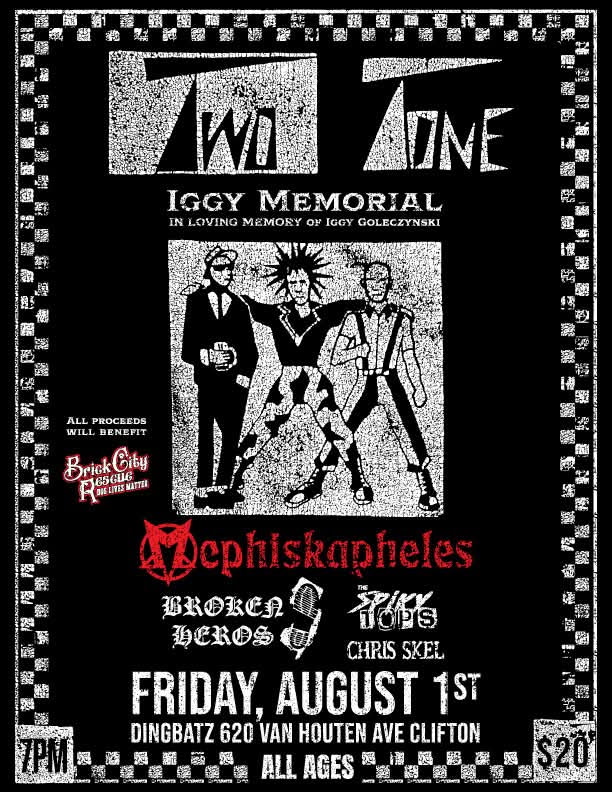 Two Tone Iggy memorial